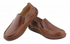 Buy Brown Leather Slip on Shoes